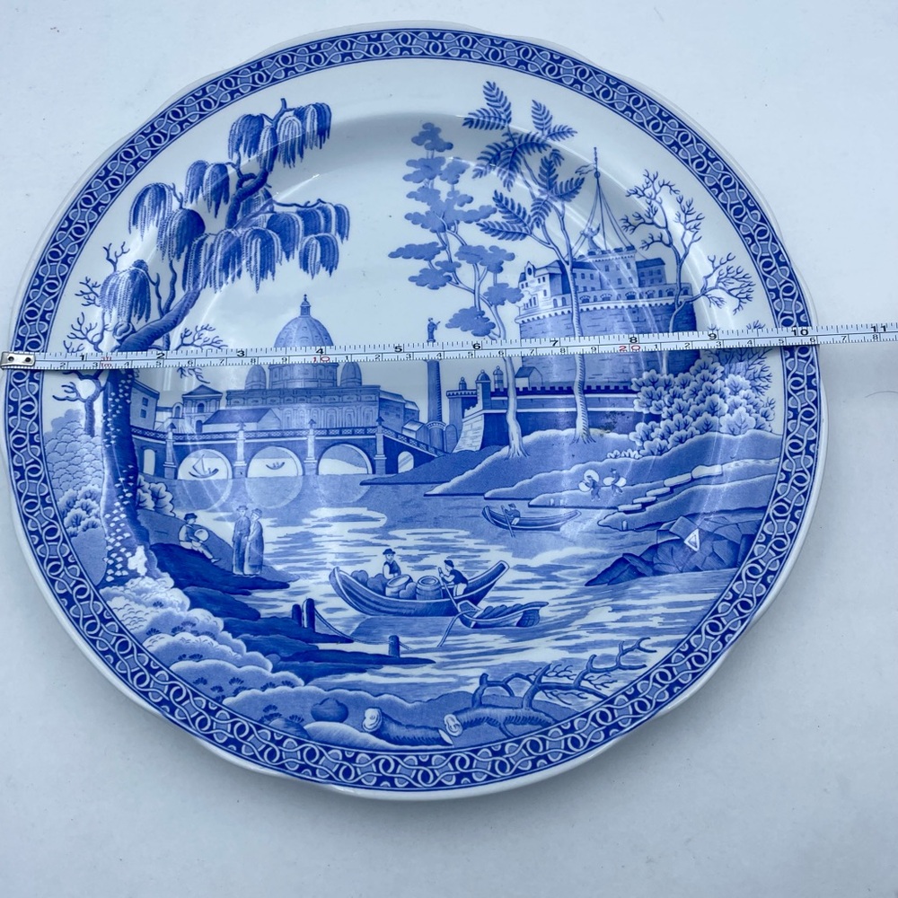 Spode Blue Room Collection  10.5"  Dinner Plate "Rome" Excellent Condition - Picture 5 of 5
